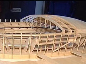 Maquette du projet d'amphithéâtre à Québec