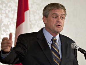 Le premier ministre élu David Alward