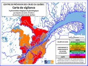 Carte de vigilance d'Hydro M�t�o