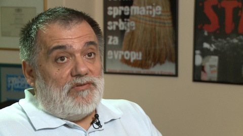 Miljenko Dereta, ancien opposant au r�gime Milosevic