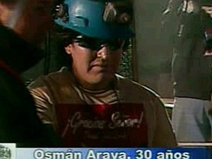 Osman Araya, le sixième mineur secouru