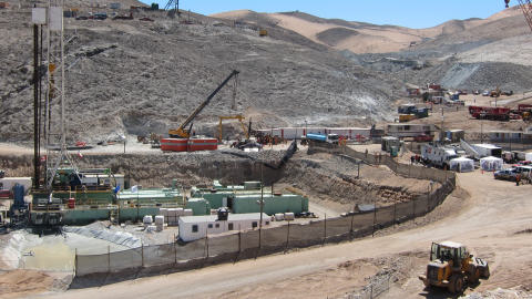 La mine San Jos�, au Chili