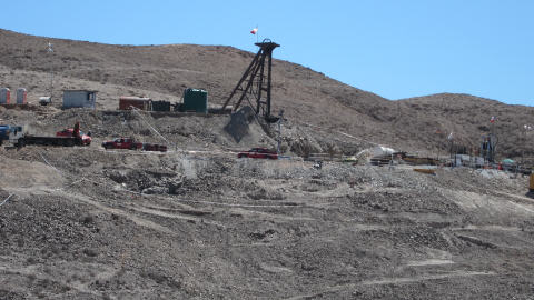 La mine San Jos�, au Chili