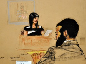 Tabitha Speer, veuve du soldat Chris Speer, témoigne au procès d'Omar Khadr le 28 octobre 2010.