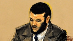 Dessin d'Omar Khadr lors des audiences à Guantanamo