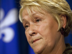La chef péquiste Pauline Marois