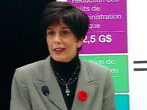 La présidente du Conseil du Trésor, Michelle Courchesne