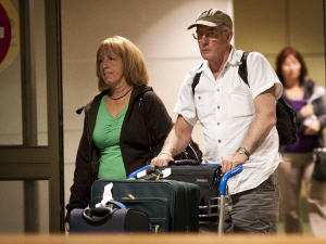 Vacanciers de retour à Calgary