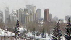 Neige à Calgary