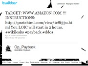 Les pirates informatiques annoncent leur prochaine cible&nbsp;: Amazon.com.