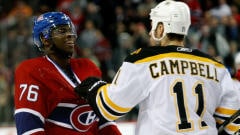 P.K. Subban et Gregory Campbell