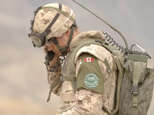 Un outil de télécommunication utilisé par les militaires