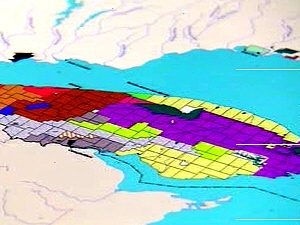 Carte de la Gaspésie