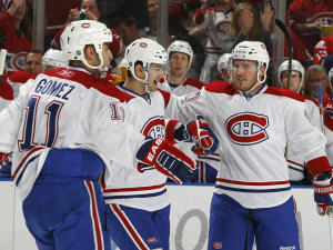 Scott Gomez, Max Pacioretty et James Wisniewski