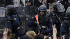Policiers lors du G20