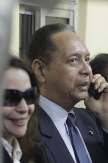 Jean-Claude Duvalier et sa femme