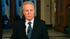 Le premier ministre Jean Charest