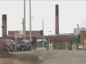 L'usine d'AbitibiBowater à Alma