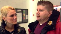 Robert Thomas et sa conjointe Isabelle Duval