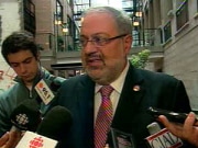 Le ministre de l'Environnement du Québec, Pierre Arcand