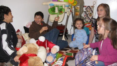 Les enfants Mezgui et Chabot n'ont pas de probl�mes � trouver un terrain commun