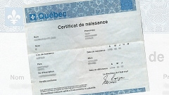 Certificat de naissance