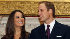 Le prince William et Kate Middleton lors de l'annonce de leurs fiançailles, le 16 novembre 2010.