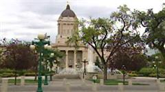 Le palais législatif de Winnipeg