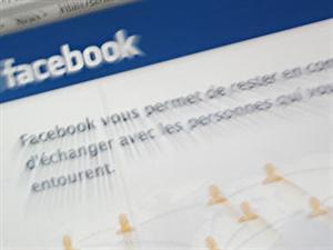 Page d'accueil de Facebook