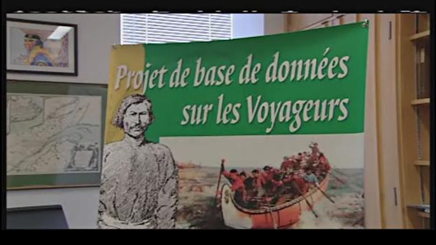 Le Centre du patrimoine de St-Boniface à Winnipeg compile une base de données sur les voyageurs français dans l'Ouest.