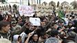 Des manifestants anti-Kadhafi ont manifest� mercredi � Derna, dans l'est du pays.
