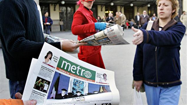 صحيفة "مترو" اليومية المجانية (أرشيف)