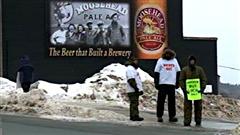 Travailleurs de Moosehead en lock-out