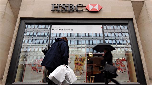 Un bâtiment de la HSBC à Londres