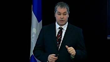Le ministre de la Santé, Yves Bolduc