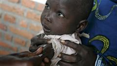 Vaccination contre la rougeole en Afrique