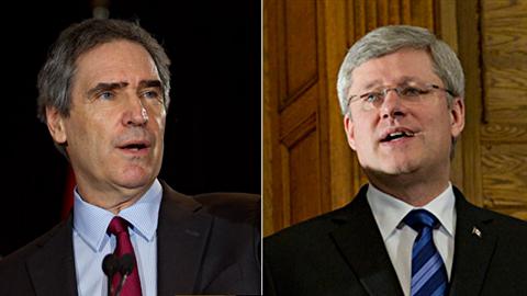 Michael Ignatieff et Stephen Harper