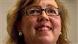 La chef du Parti vert, Elizabeth May, lors d'une conf�rence de presse, le 31 mars 2011 � Vancouver