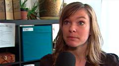 Valérie Lavigne, porte-parole de la coalition La CSST pour les travailleuses et travailleurs domestiques