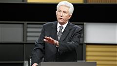 Gilles Duceppe lors du d�bat des chefs en anglais