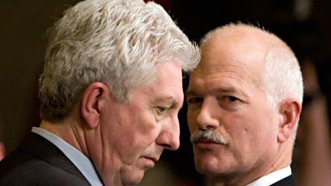 Gilles Duceppe et Jack Layton