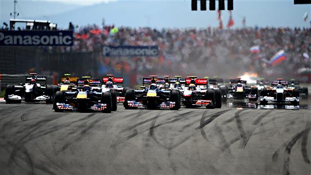 Le départ du Grand Prix de Turquie