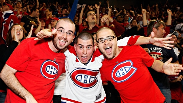 Des partisans du Canadien