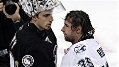 Marc-André Fleury et Dwayne Roloson