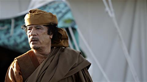 Le colonel Mouammar Kadhafi