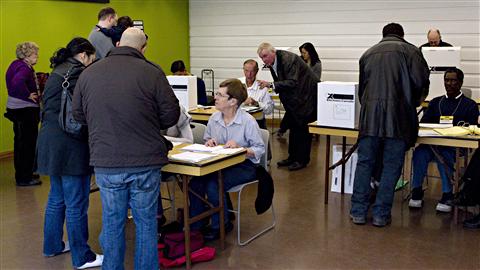 Vote par anticipation � Toronto, le 22 avril 2011