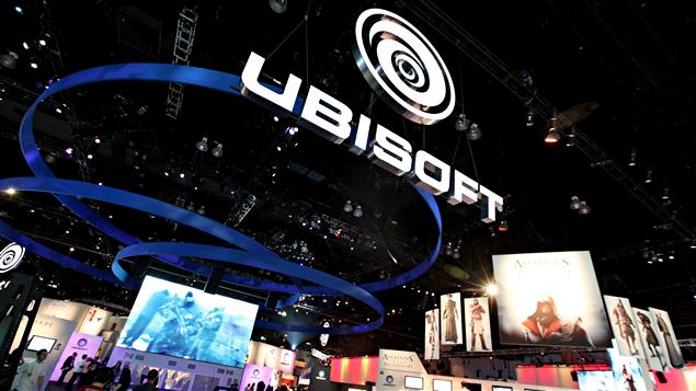Le kiosque Ubisoft à l'Electronic Entertainment Expo de Los Angeles, le 16 juin 2010