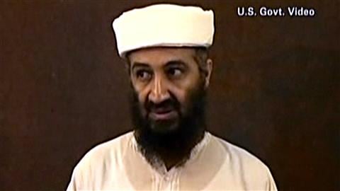 Image d'une vidéo de Ben Laden