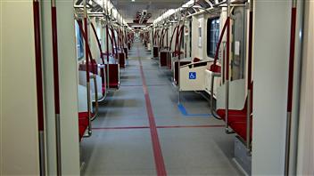 L'intérieur des nouveaux wagons.