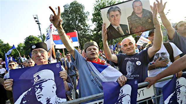 Manifestation à Belgrade